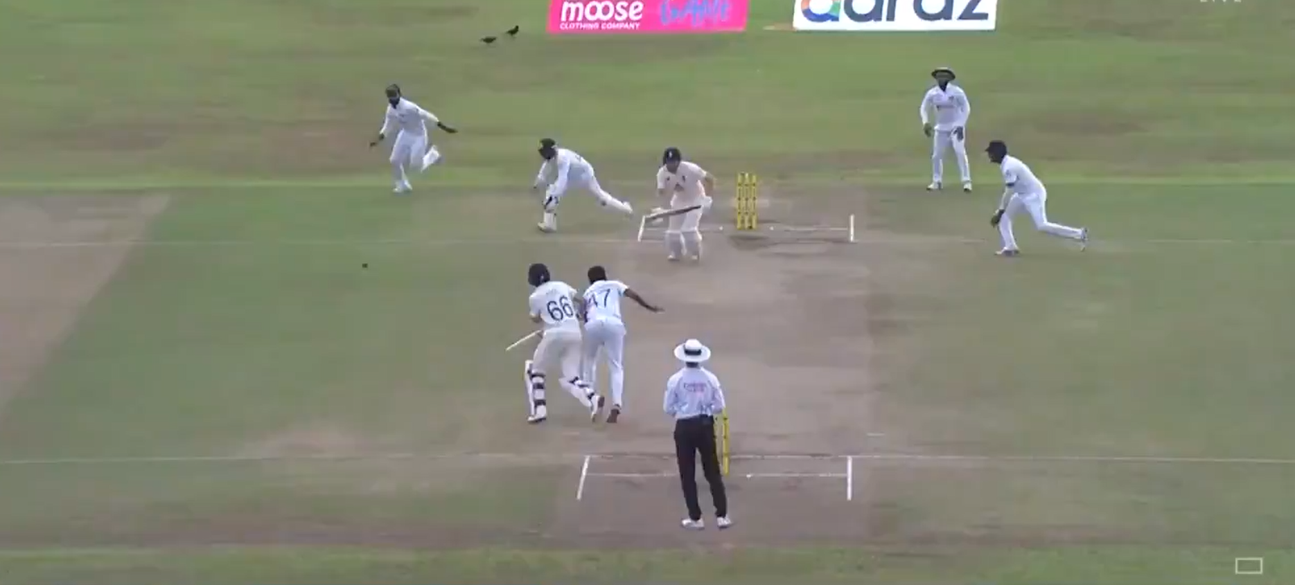 SL vs ENG: Joe Root collides with bowler and gets run out off Dickwella’s direct hit – WATCH