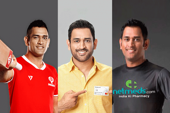 MS Dhoni Endorsements