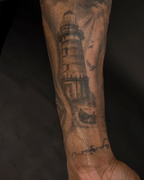 KL Rahul Arm Tattoo