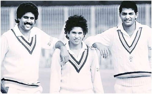 Sachin Tendulkar debut